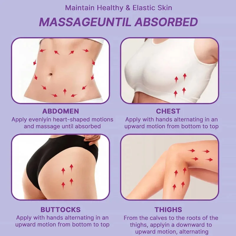 Stretch Marks Repair Cream Fade Lines Improve Duliness Tightness Long-lasting Moisturizing Smooth Enhance Elasticity Body Care