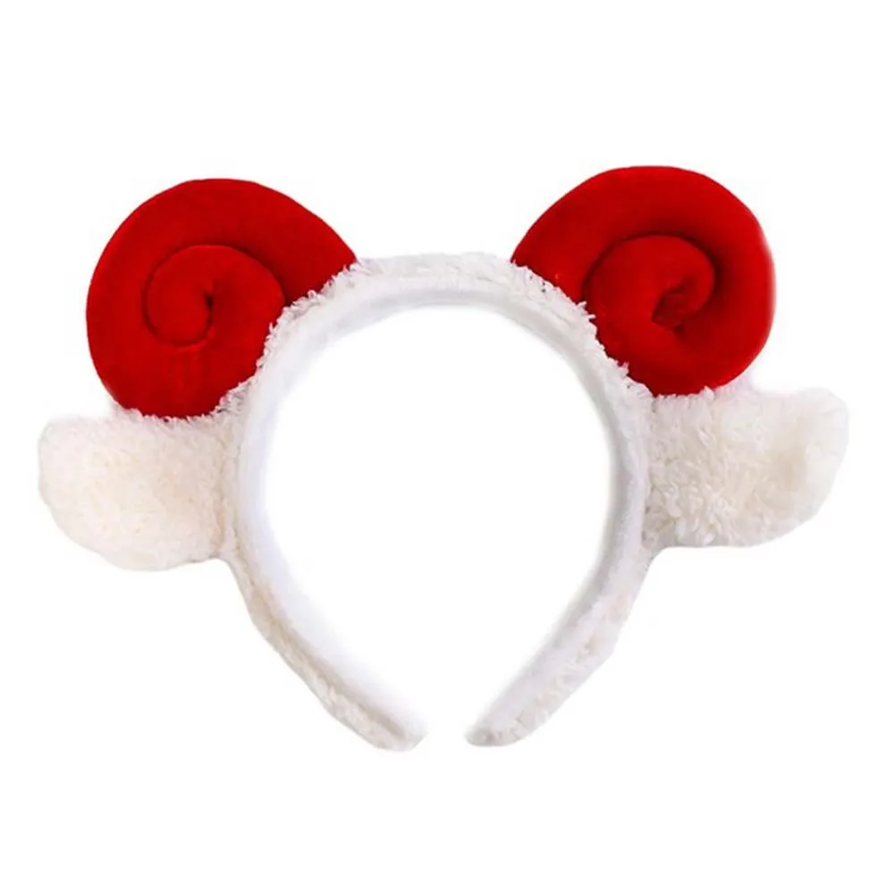 

Women Cartoon Korean Sheep Ear Hair Accessories Lamb Headband Hair Hoop