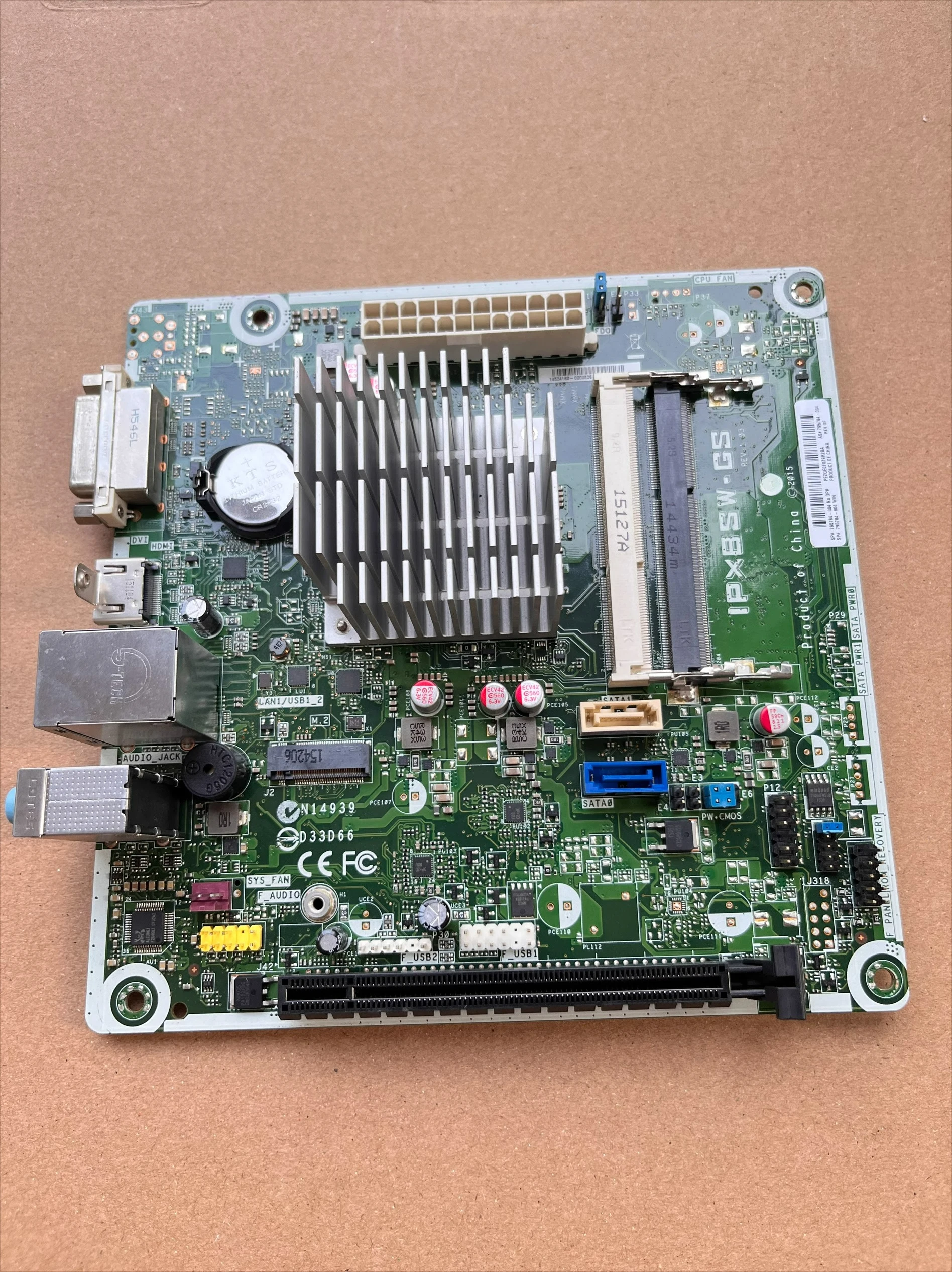 For HP 251-210CN IPXBSW-GS main board N3050 17X17 small board ITX 795784-004      (store code: 0811)