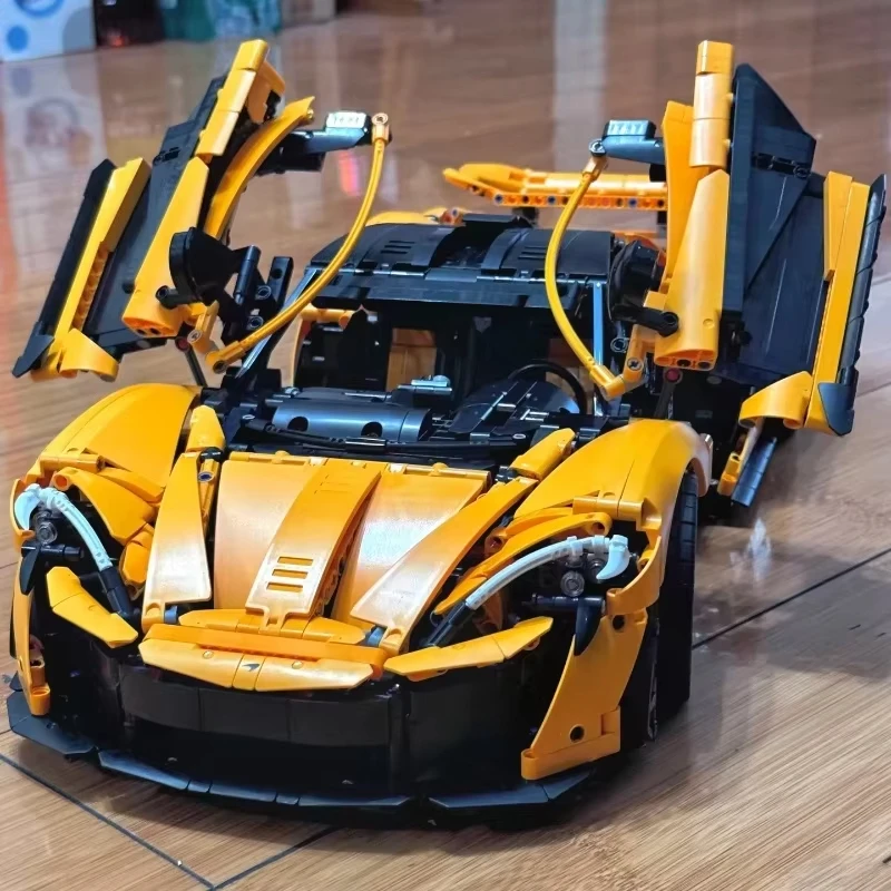 

3893Pcs Technical Building Blocks P1 Super Racing Car 1:8 Sports Car Bricks Toys Set Model 42172 Ornament Kids Gifts Boys Toys
