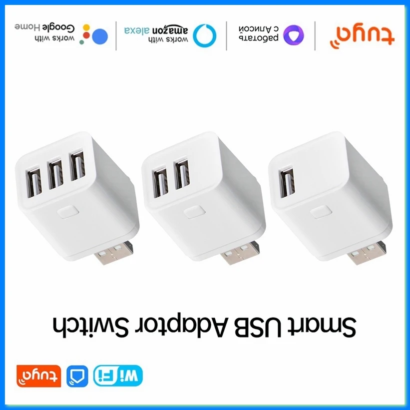 Tuya Smart WiFi USB Adapter Switch 5V Mini USB Power Adapter Smart Life Control for Yandex 1USB-DTA9