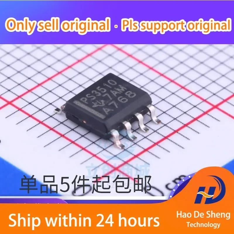 10PCS/LOT TPS3510DR Logo PS3510 SOP-8Monitoring Circuit IC New Original In Stock