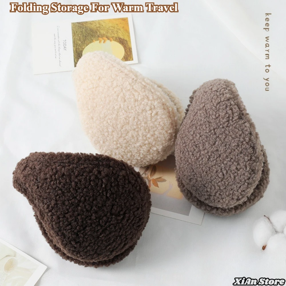 

Зимние утолщенные наушники в стиле ретро, портативные мужские наушники с защитой от холода, сохраняющие тепло, грелки для ушей, мягкие плюшевые ветрозащитные шапочки для ушей, зимние наушники