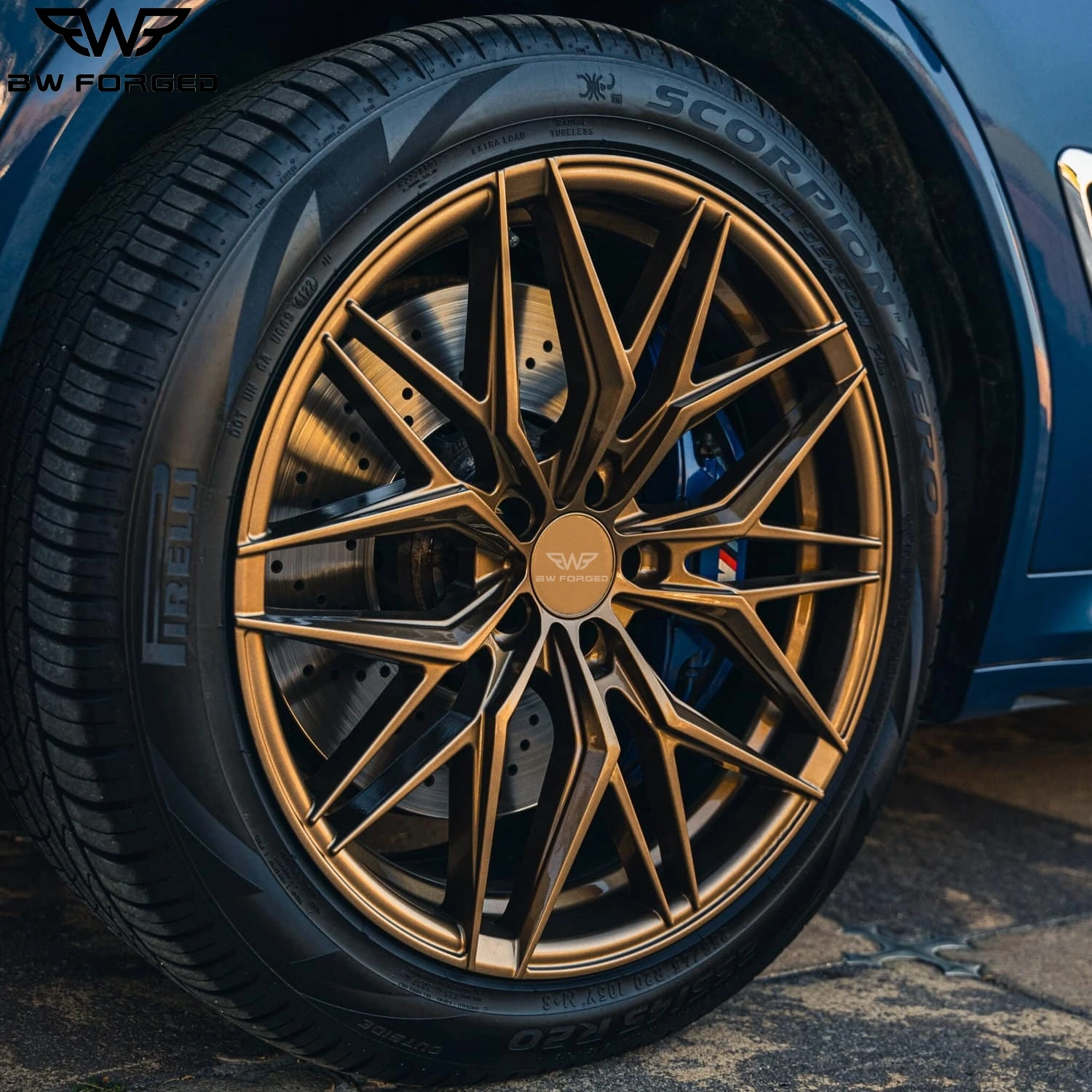 Velg Monoblock Aluminium Forged Alloy 18 19 20 21 22 Inch 6x139.7 untuk BMW X3 C7 C8 Porsche