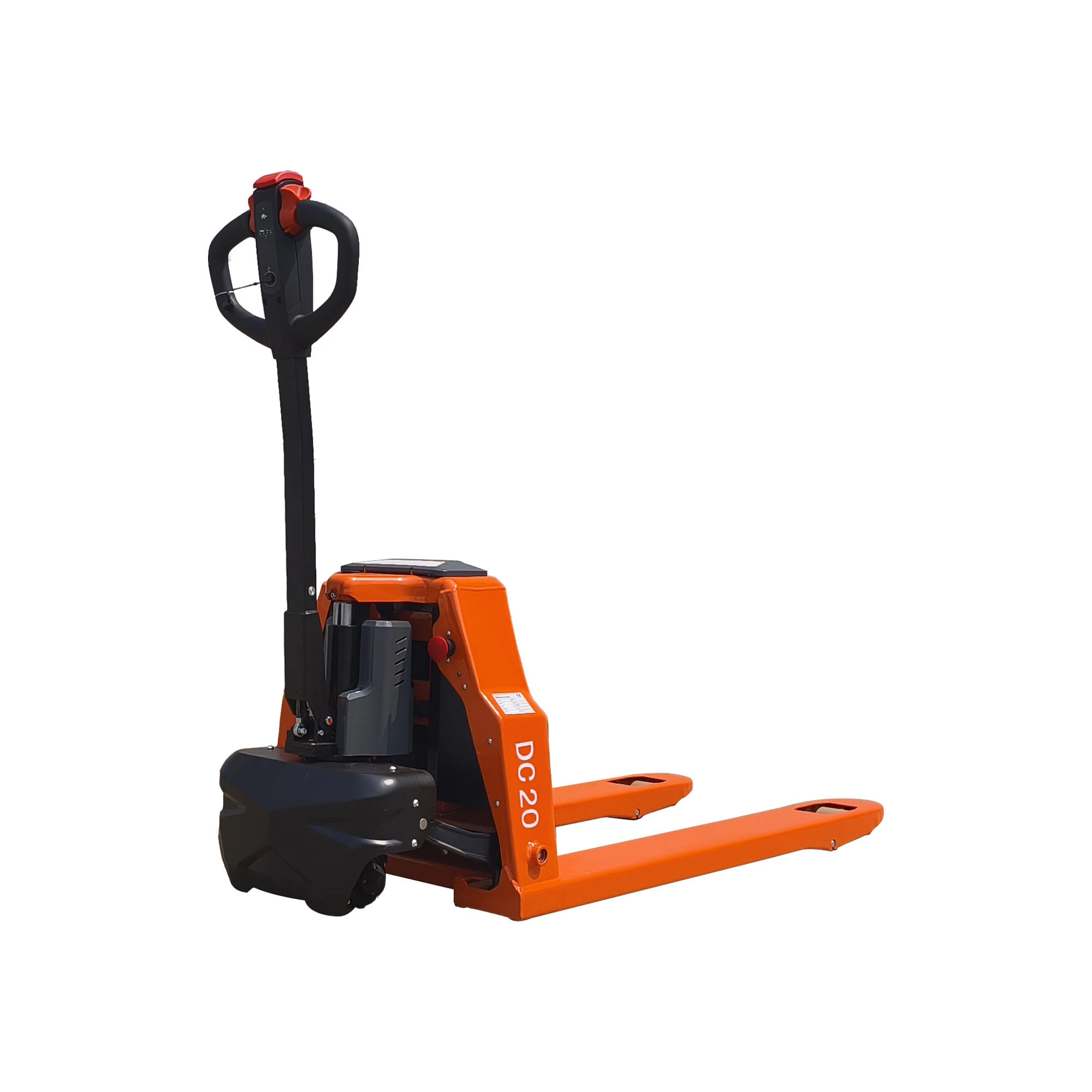 

Full Electric Pallet Truck 48V10AH Lithium Battery Power Pallet Jack Truck 4400lbs Capacity 48"x27" Fork, for Material handling
