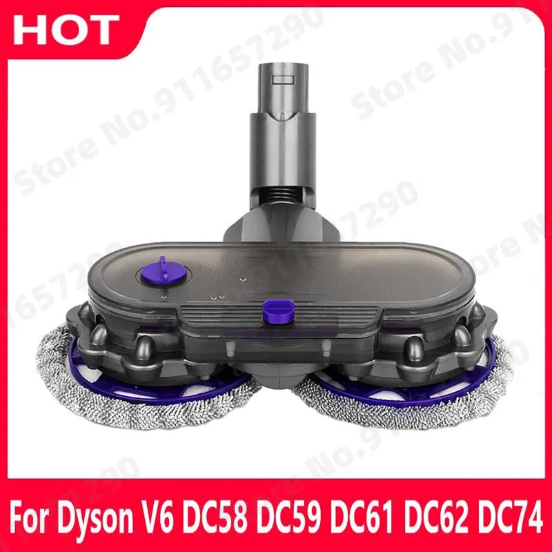 Electric Mop Head Attachment Compatible for Dyson V6 DC58 DC59 DC61 DC62 DC74 Vacuum Cleaner Accessories