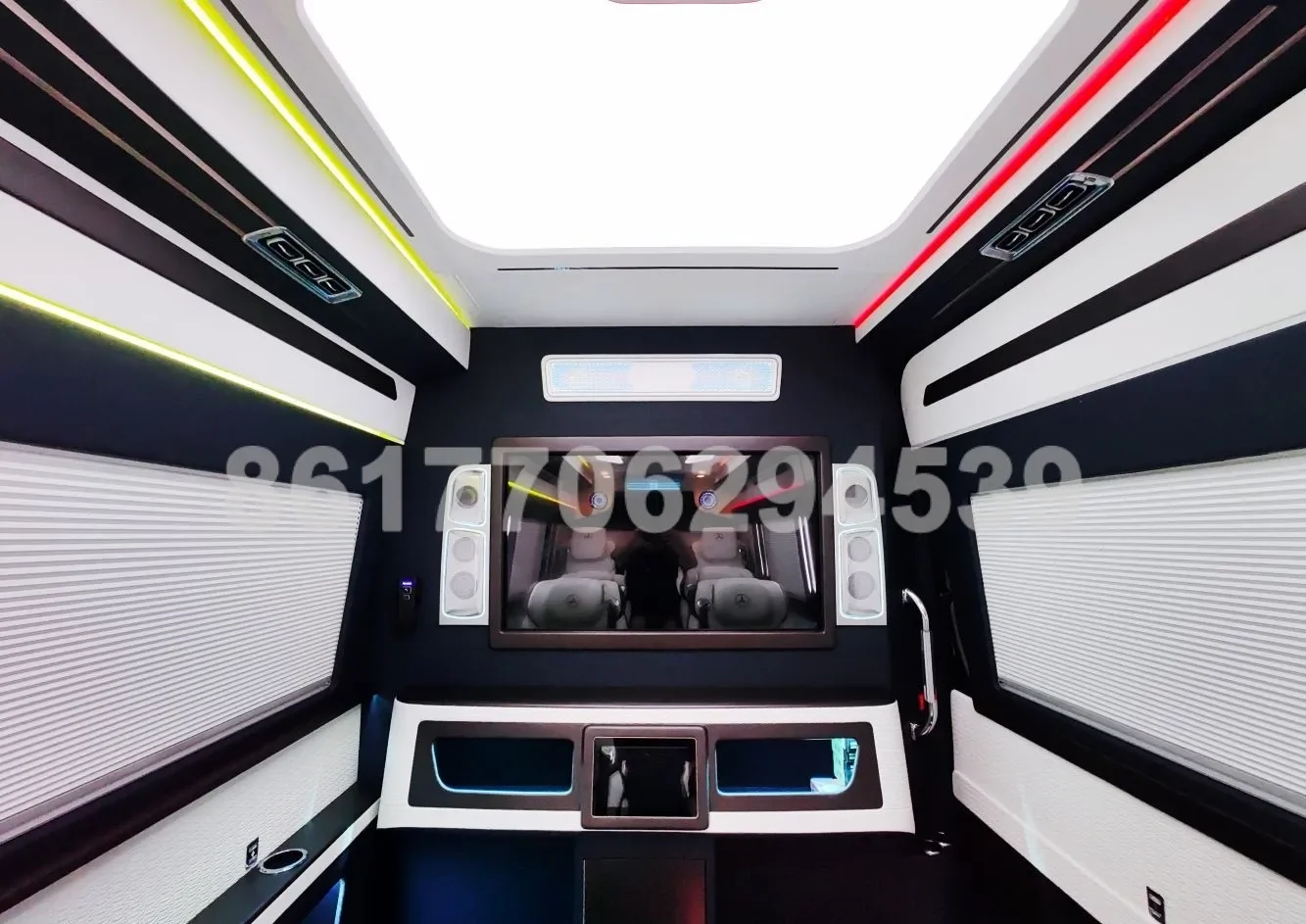 Seat covers air conditioner camper van sprinter luxury interior kit  w907 906 parts  rv accessories for mercedes benz 2019 2020