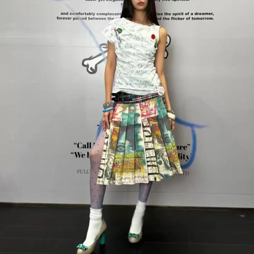 2026年春夏秋冬新作 プリーツスカート レディース 新ファッション トレンド Y2K スカート 女性服 faldas para mujeres