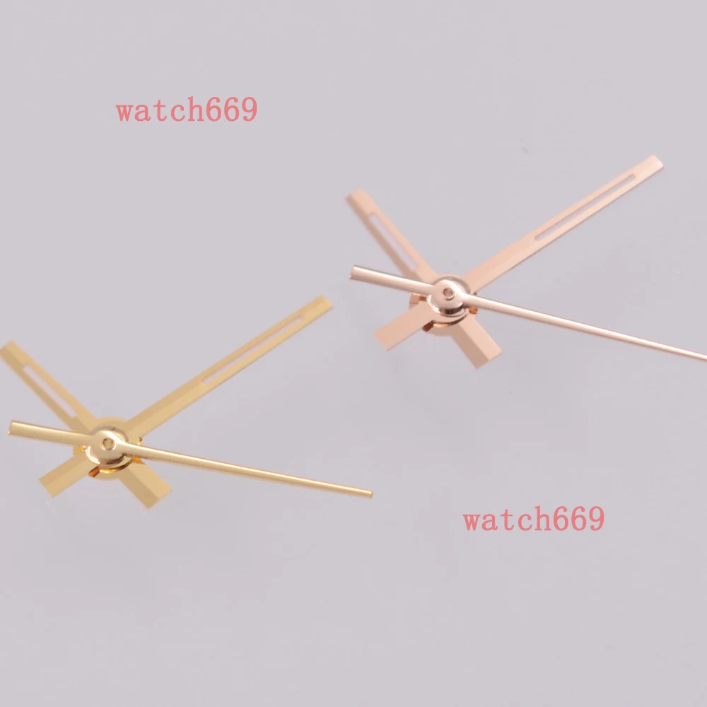 Manecillas luminosas de reloj doradas/oro rosa compatibles con manecillas NH05, accesorios de movimiento de manecillas NH06