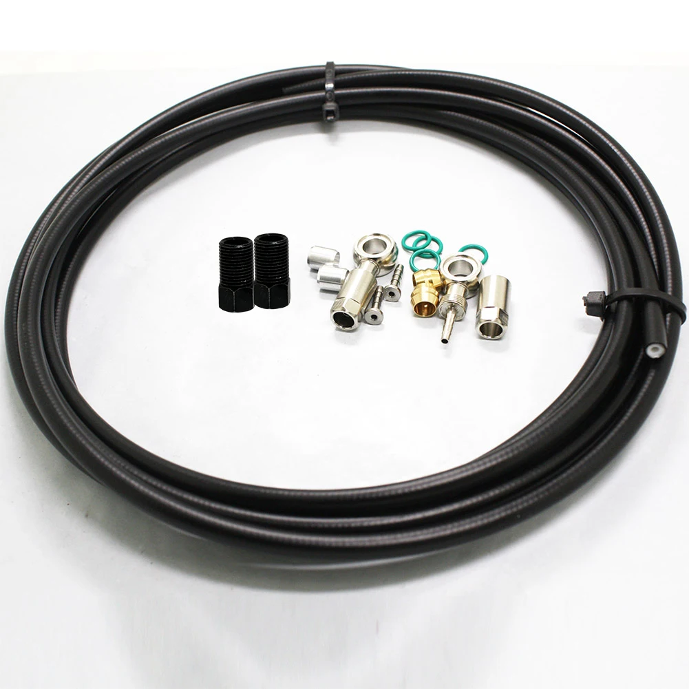 2.5m Bicycle Banjo Connect Hydraulic Disc Brake Hose Joint Set FOR-Shimano BH90 SLX M666 675 M7000 One Bike 2000Mm Hose Length