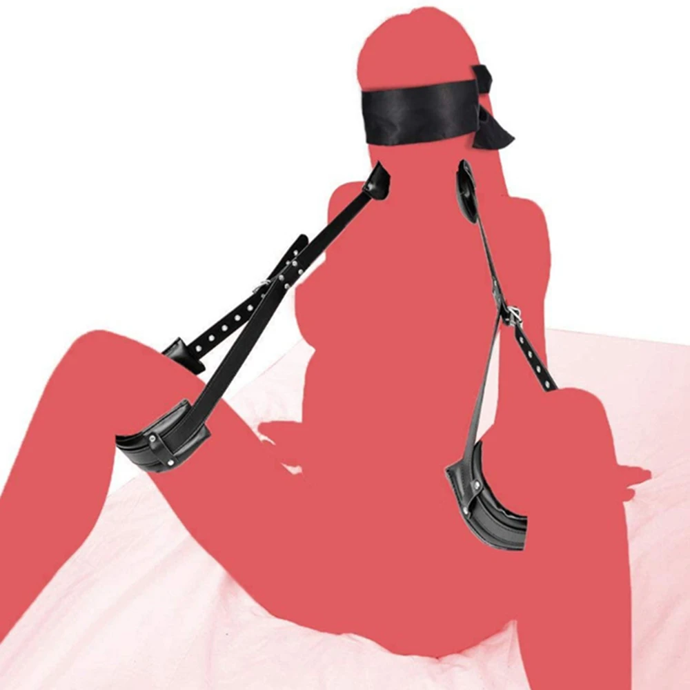 Sexy BDSM Bundle: Leg Separator Belt, Strips & More - Perfect for Flirting Adult Passion