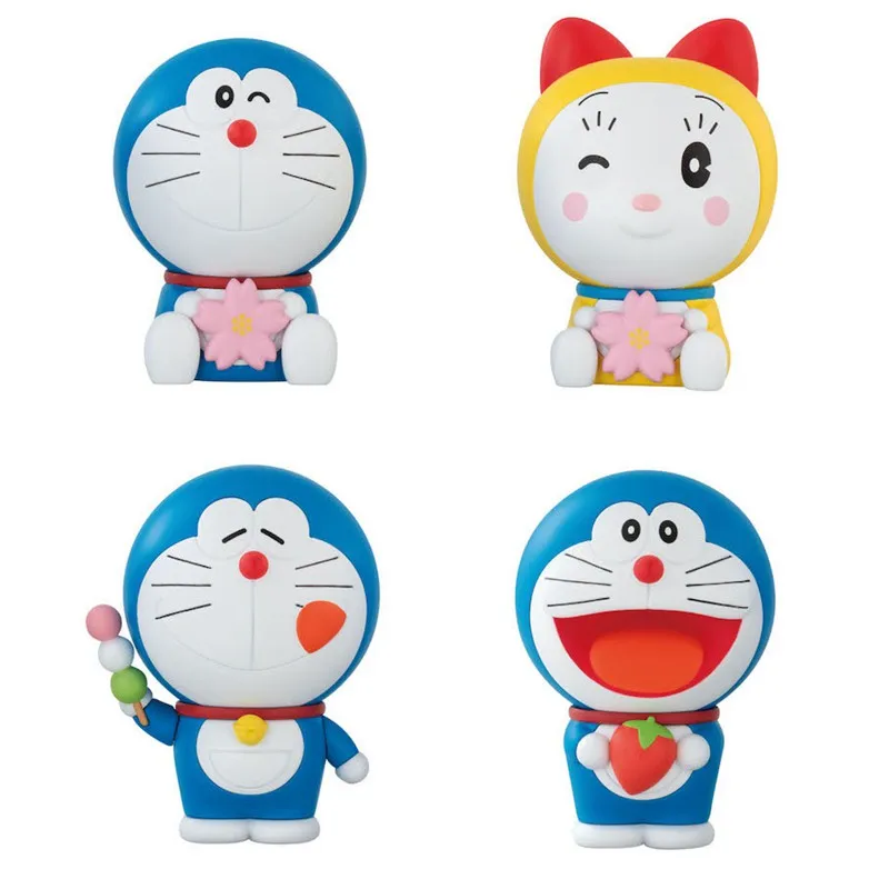 Japanischer hasbro echtes gacha maßstab modell variabler ausdruck doraemon dorami niedliche tisch dekoration action figur spielzeug