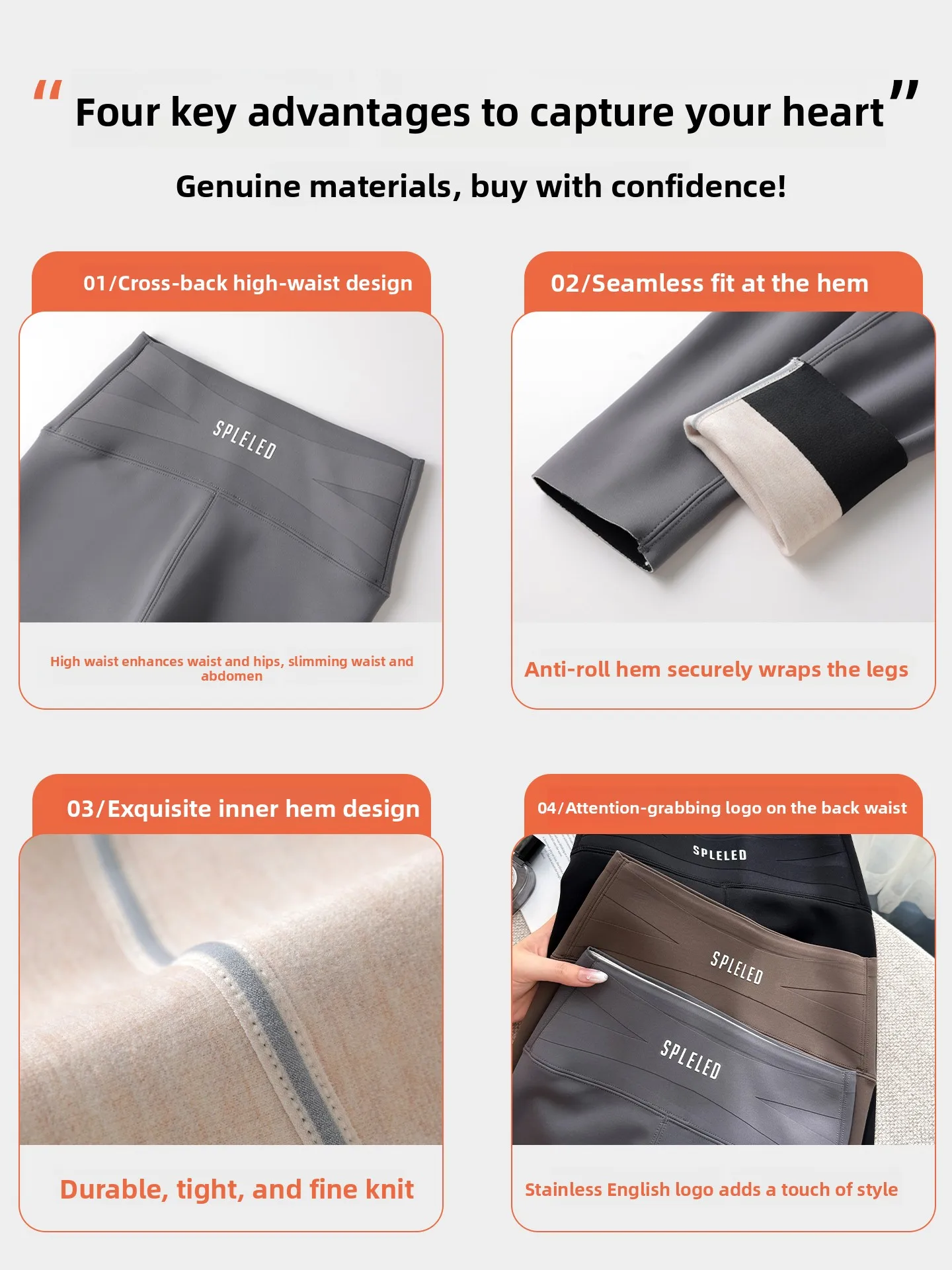 Women's Fce Lined arkskin Yoga Pants High Waist Tight Fit Warm Base Layer Thi Winter Outerwear Bot plus Size