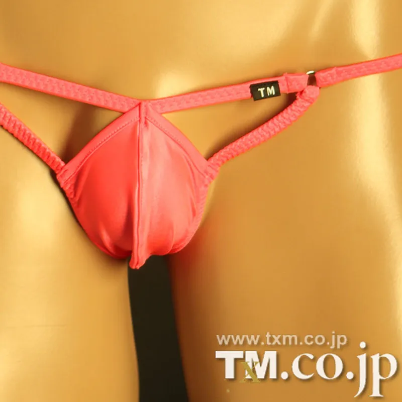 Hollow Metal Ring T‑Panties for Men Butterfly Style Low Waist Thin Elastic Sexy Fashion Male G‑String Thong
