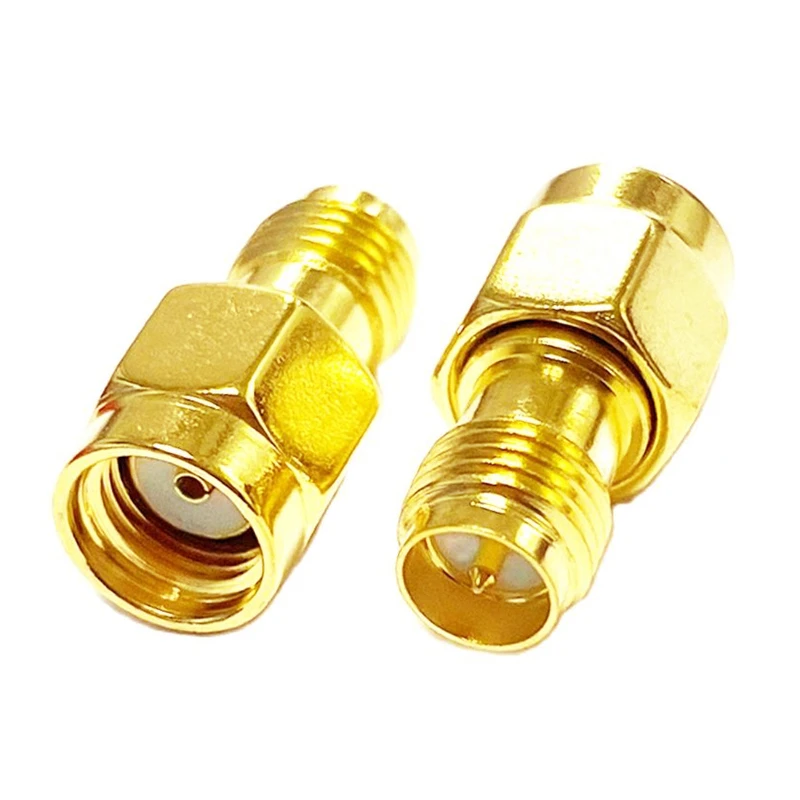 RP-SMA Male Plug Switch RP SMA Female Jack Straight  RF Coax Adapter Convertor Wholesale Fast Shipping