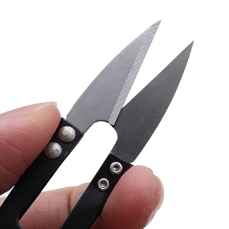 Useful Stainless Steel Stitch U-Shape Use Scissors Cut Fishing Line Trimming Nipper Essential Cross Accessories