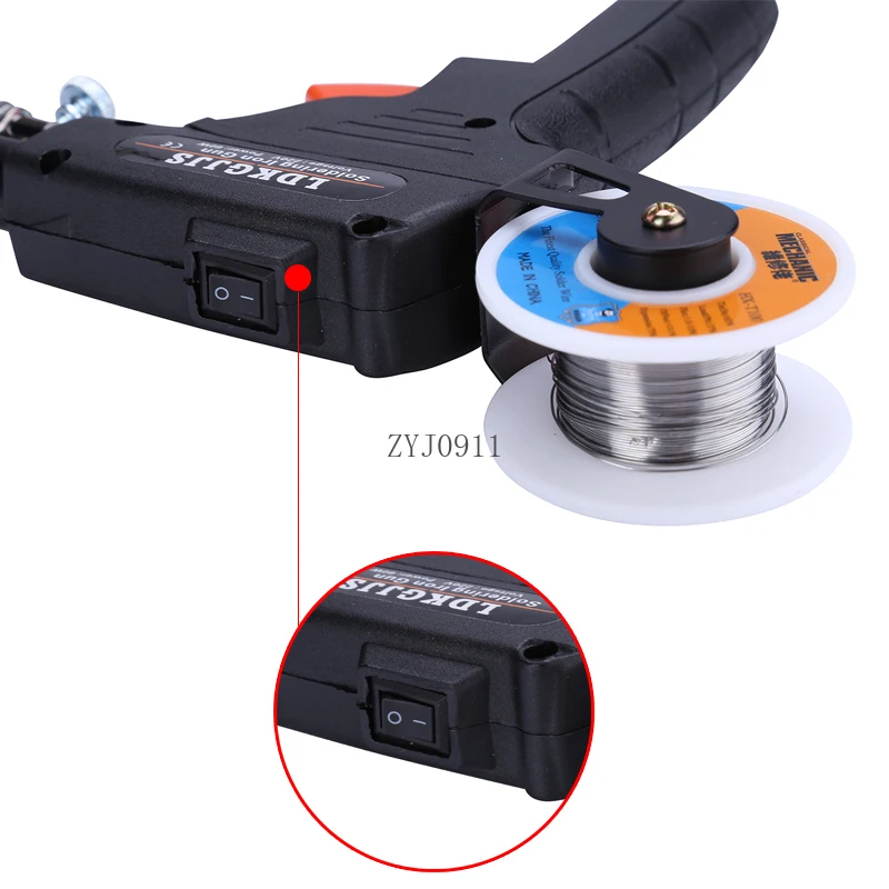 Fer à souder électrique portatif 110V/220V 60W, pistolet à souder à chauffage interne, envoi automatique de l'étain BGA, outils de soudage