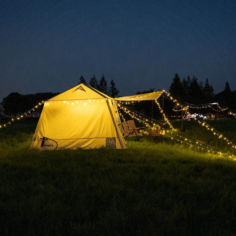 

Large Luxury Star Dream Inflatable Outdoor Camping Tent New Oxford Air Tent For Families Made Of Durable Nylon Cloth On Sale!