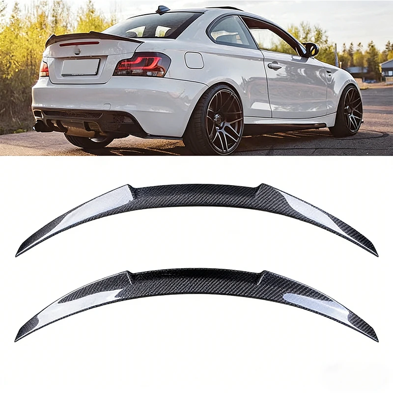 High Quality New Design Carbon Fiber M4 Style Trunk Lip Spoiler 1 Series E82 2007-2013