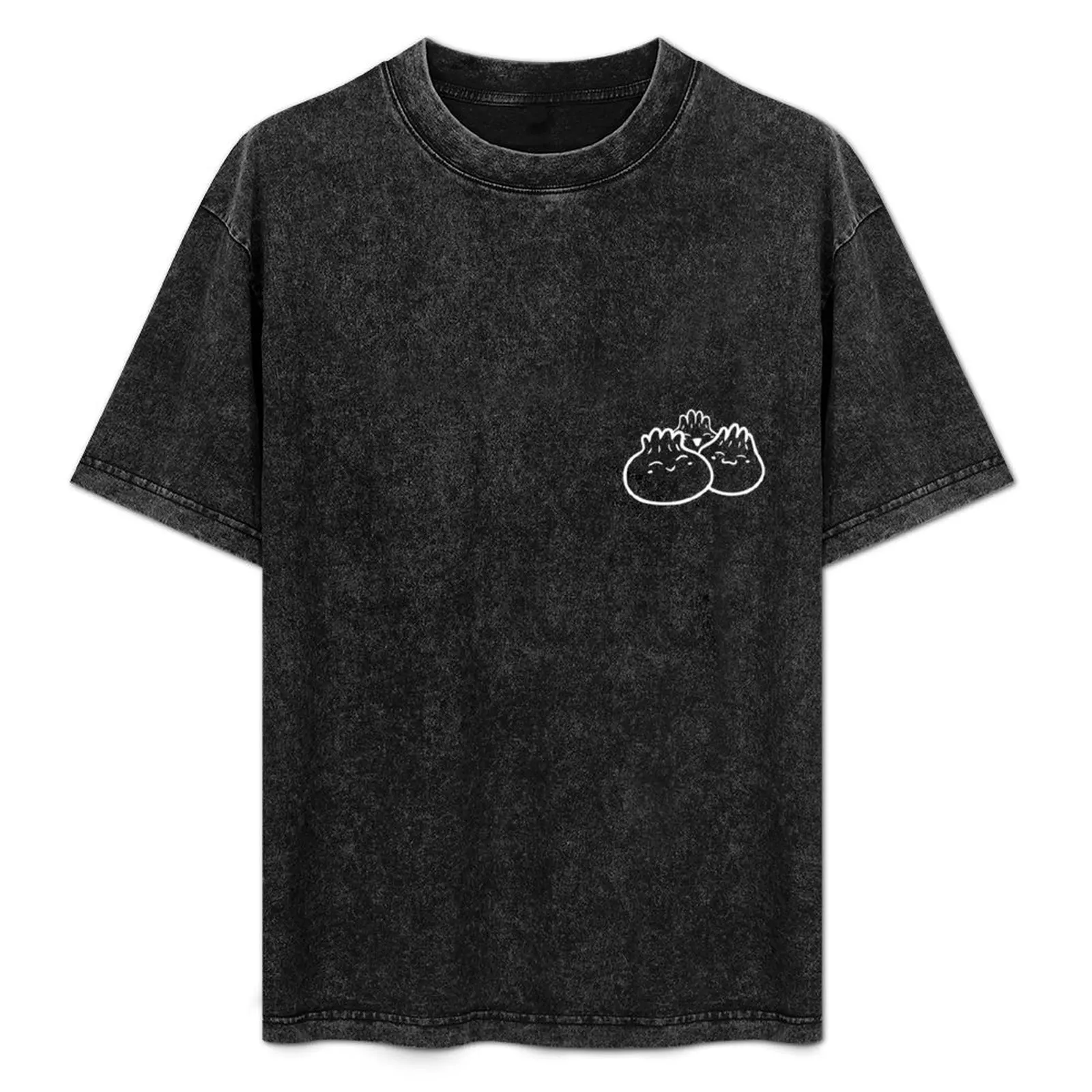 

Dumplings - Lineart Variant T-Shirt Big Size Loose Fit Tee Shirt