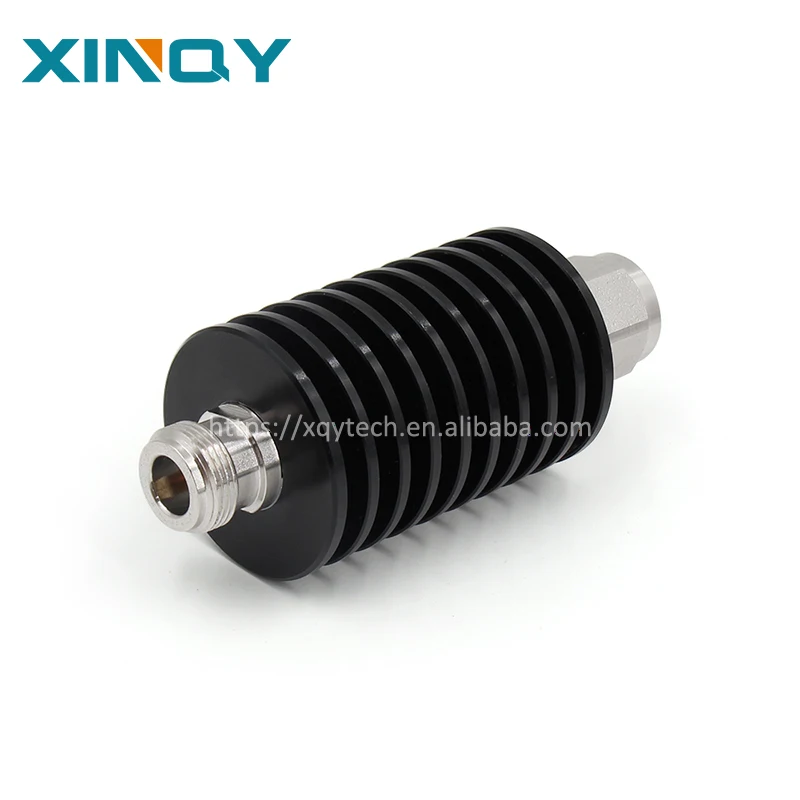 XINQY DC to 6GHz 1kW 1 to 60dB RF Coaxial Attenuator N Male/Female 50 Ohm Fixed Type for Microwave Signal Test