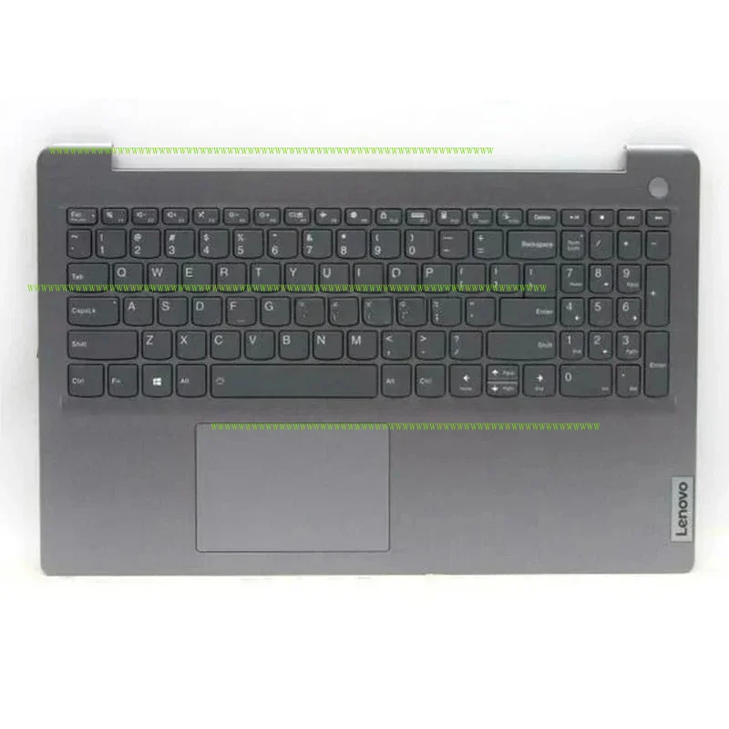 

F New for Lenovo IdeaPad 3-15ALC6 ITL6 with backlit fingerprint Gray US Palm Rest Keyboard 5CB1B69154 5CB1B65660
