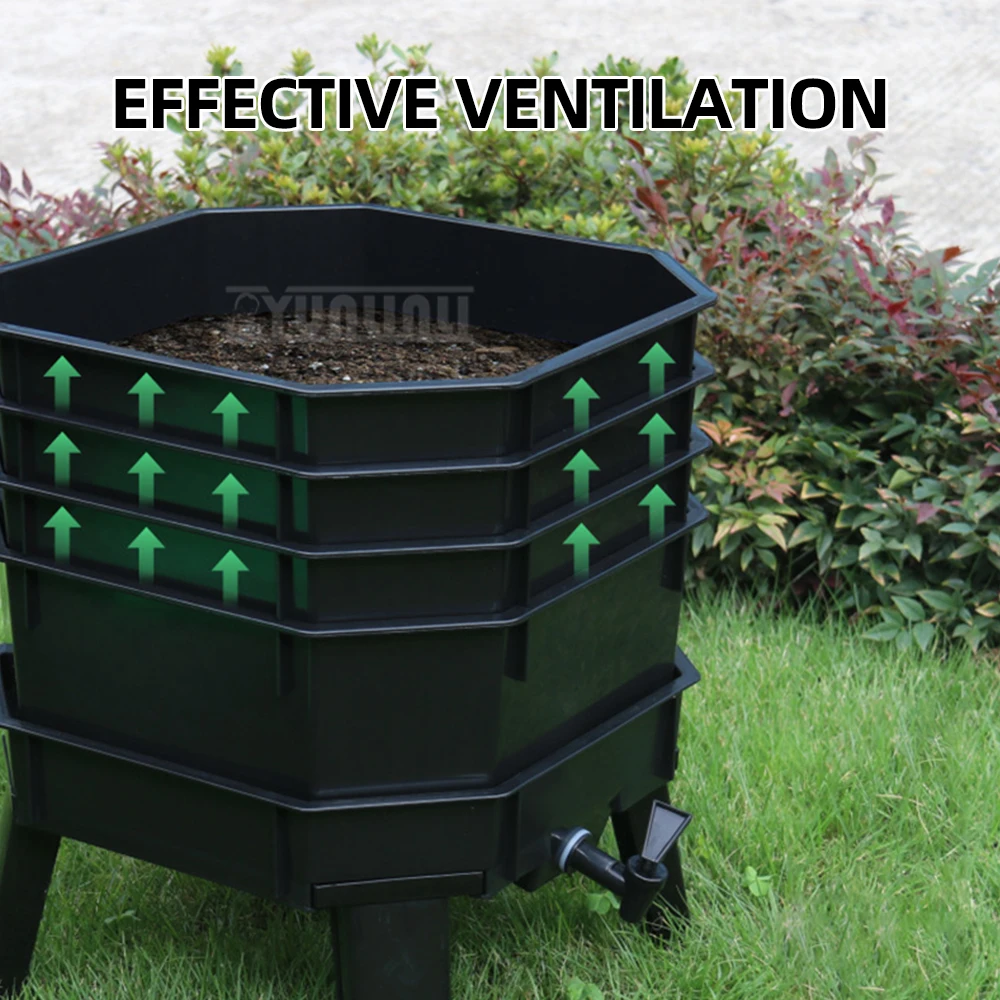 

Экологичная система компостирования, органическое удобрение для почвы, кухонное удобрение для отходов, коробка для ферментации