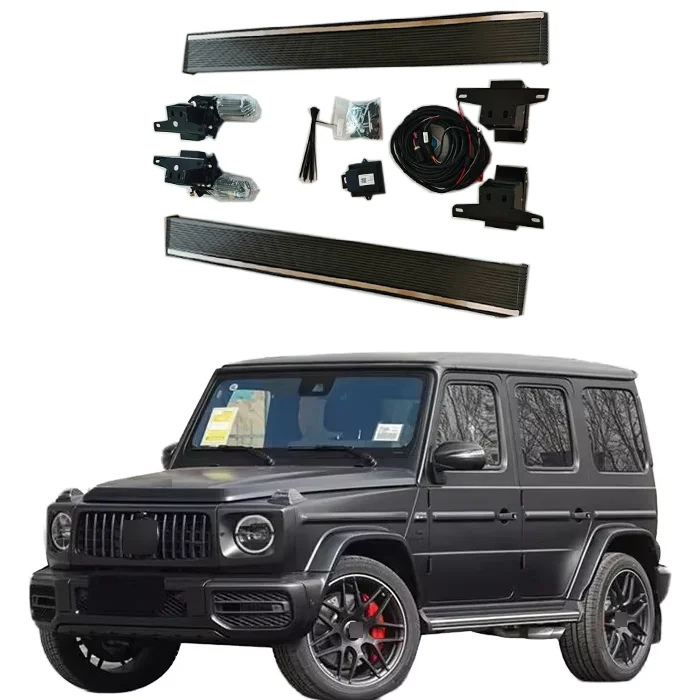 

High Quality Aluminum Alloy Electric Running Board Auto Scaling Side Pedal for G Class G63custom