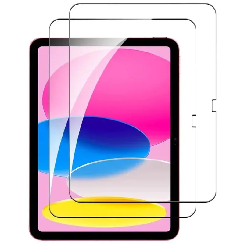 2PCS Glass Screen Protector Tablet Case IPad 11th Generation 10th 10.9 Inch 2025 iPad A16 A3354 A3355 A2696 A2757 Gen Cover