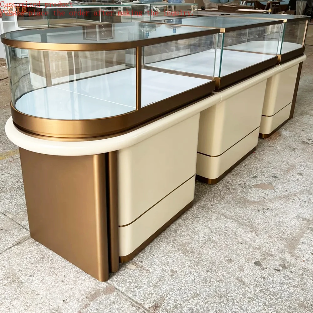 

Manufacturer of Curved Jewellery Store Furniture Supporting Bulk Custom Jewelry Showcase