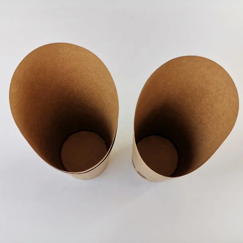 Customized productDisposable Brown Kraft Paper Food Containers French Fry Holder, French Fries cup