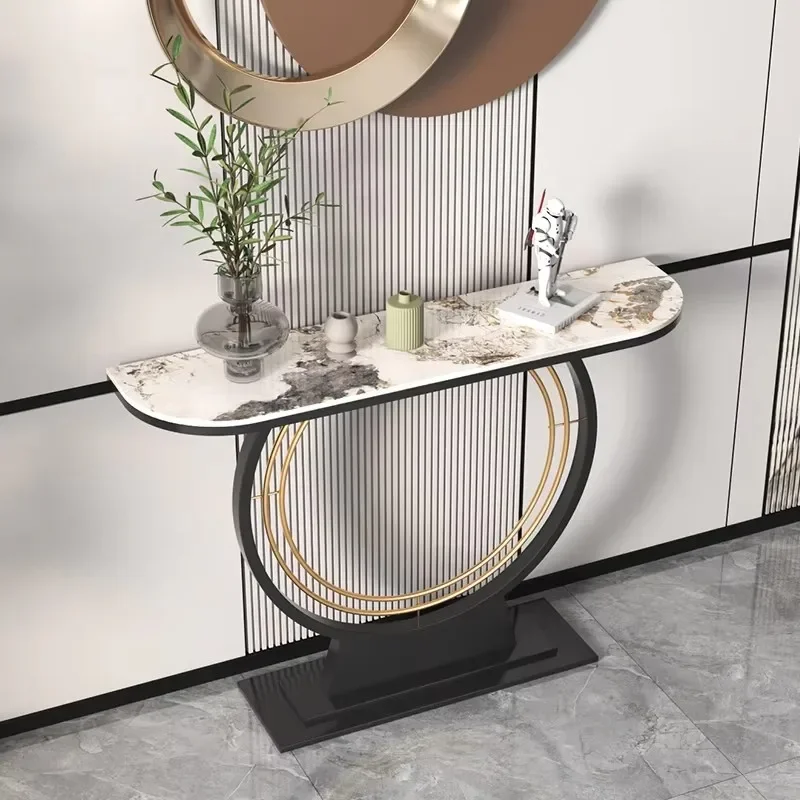 

Nordic Modern Console Table Trendy Entryways Luxury Marble Console Table Aesthetic Glamour Tisch Wohnzimer Home Furniture