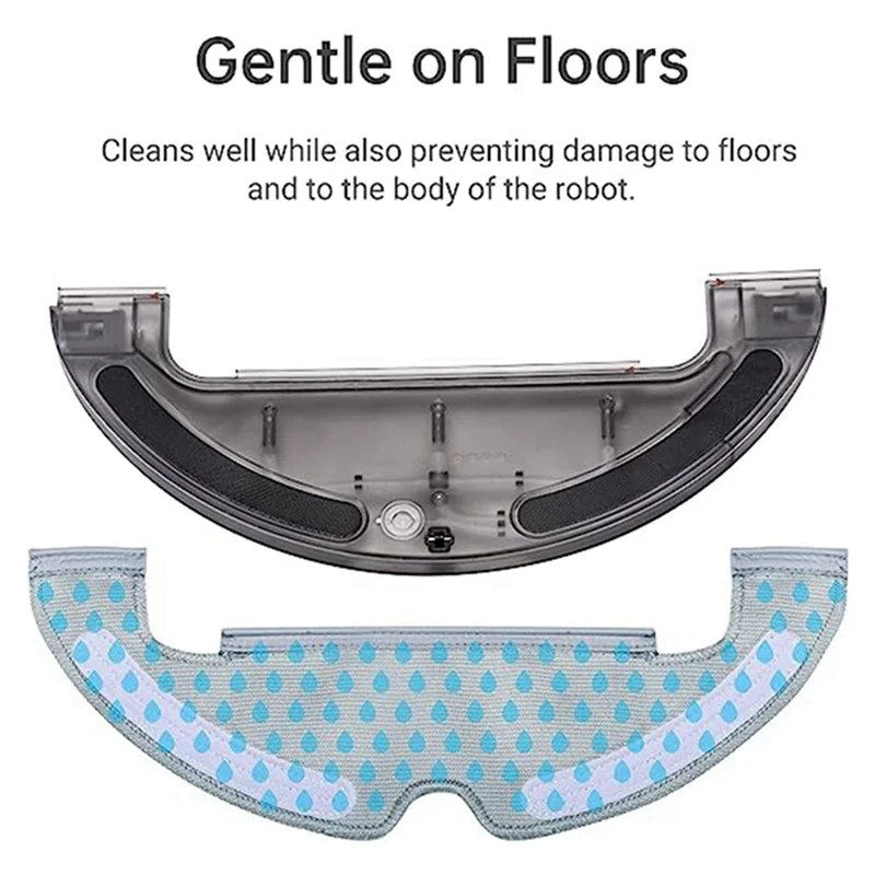 Ycoc-pano de esfregão de substituição adequado para perseguindo sonhos varrendo acessórios de robô l10plus pano de esfregão para esfregar o chão