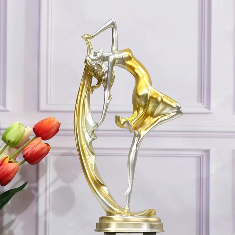 Creative Resin Figurine Modern Art Sculpture Minimalist Home Decor For Living Room Office Desk Shelf Decoration