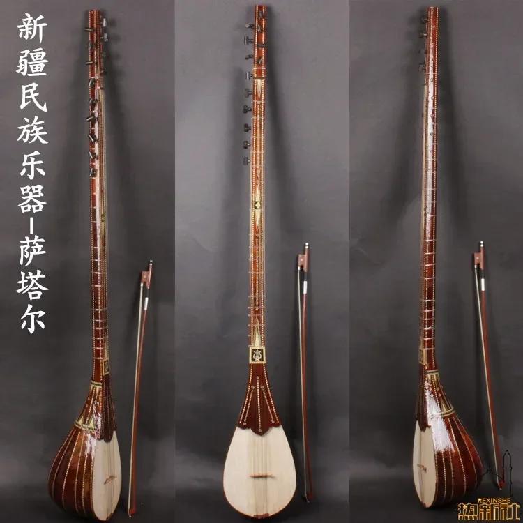 Local Ethnic Musical Instruments Satar Uygur Handmade Twelve Mukam Musical Instruments String Instruments
