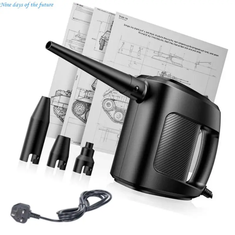 منفاخ هواء محمول متعدد الأغراض 350-400 وات 220 فولت مقابس المملكة المتحدة لإزالة الغبار في الأجهزة الإلكترونية للسيارات المنزلي