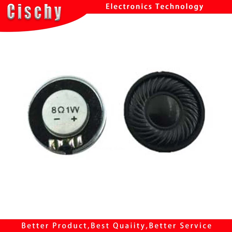 

5pcs/lot New Ultra-thin Mini speaker 8 ohms 1 watt 1W 8R speaker Diameter 20MM 2CM thickness 4MM In Stock