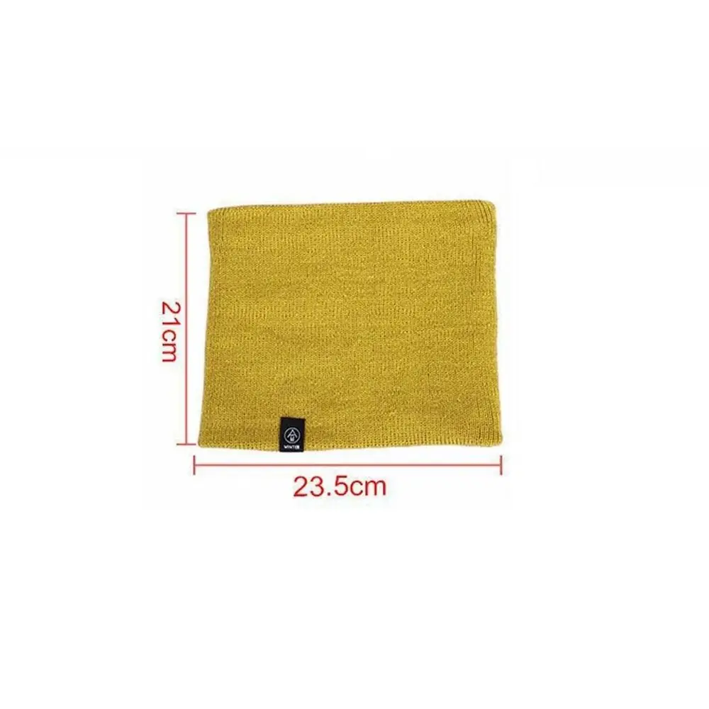 أزياء لينة محبوك الرقبة أدفأ سميكة بطانة الصوف الفراء الرقبة الأوشحة الدفء قناع الوجه الشتاء #6