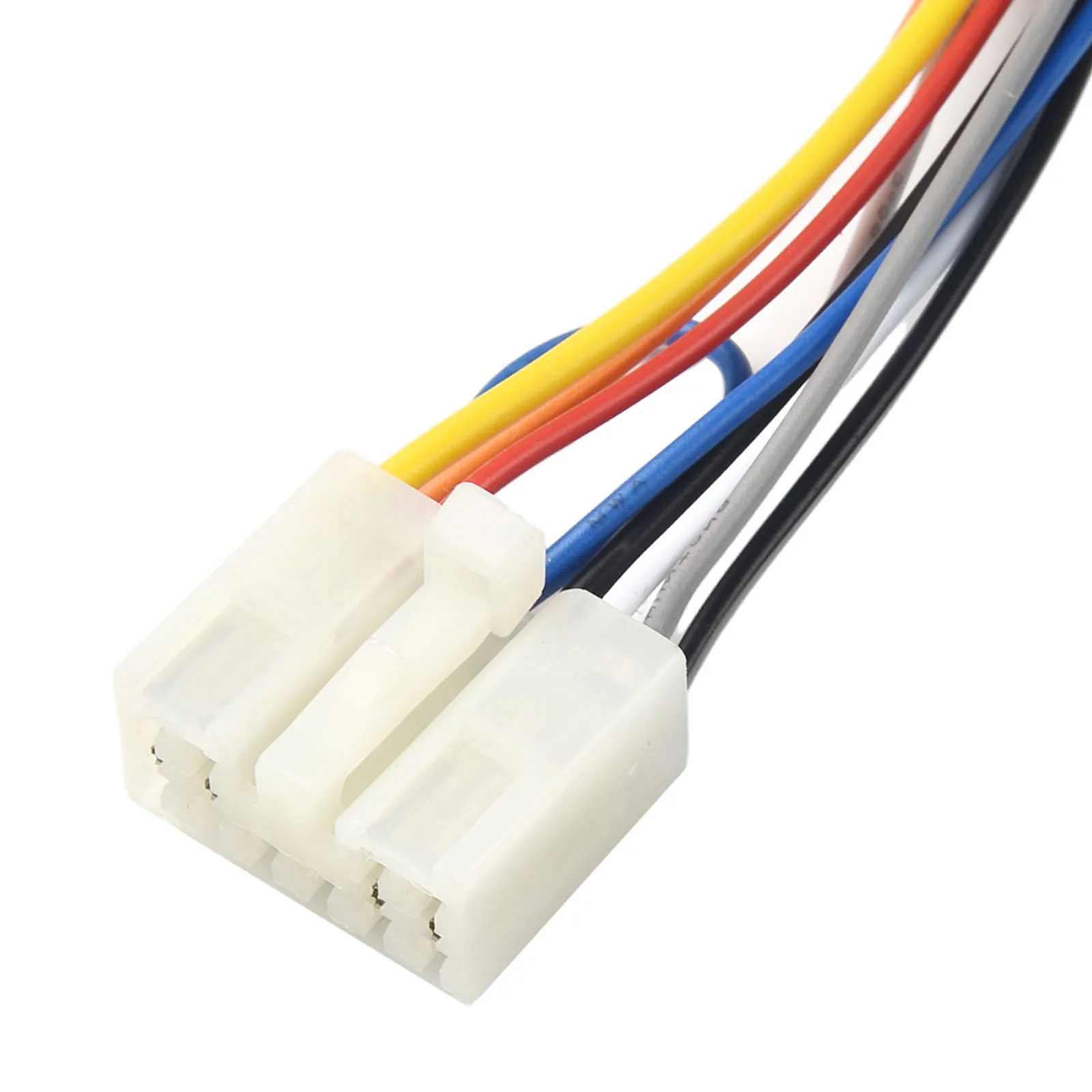 Radio Installation Wiring Adapter for Toyota Vehicles Features Precision Molded ABS Shell and High-Conductivity Copper Terminals