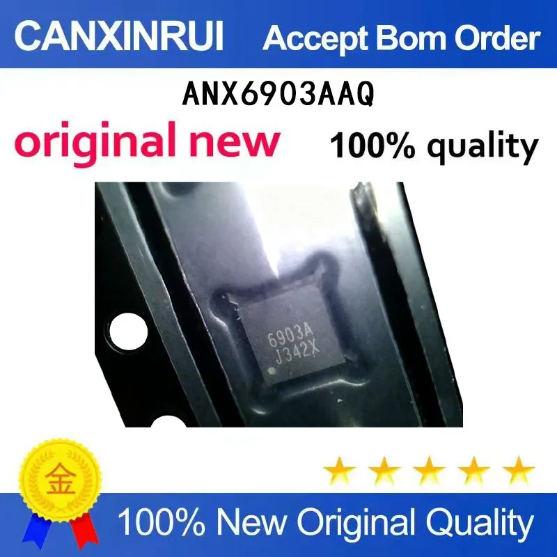 

(5-100 Pieces) ANX6903AAQ silk screen printing: 6903A packaged QFN-16 brand new original in stock