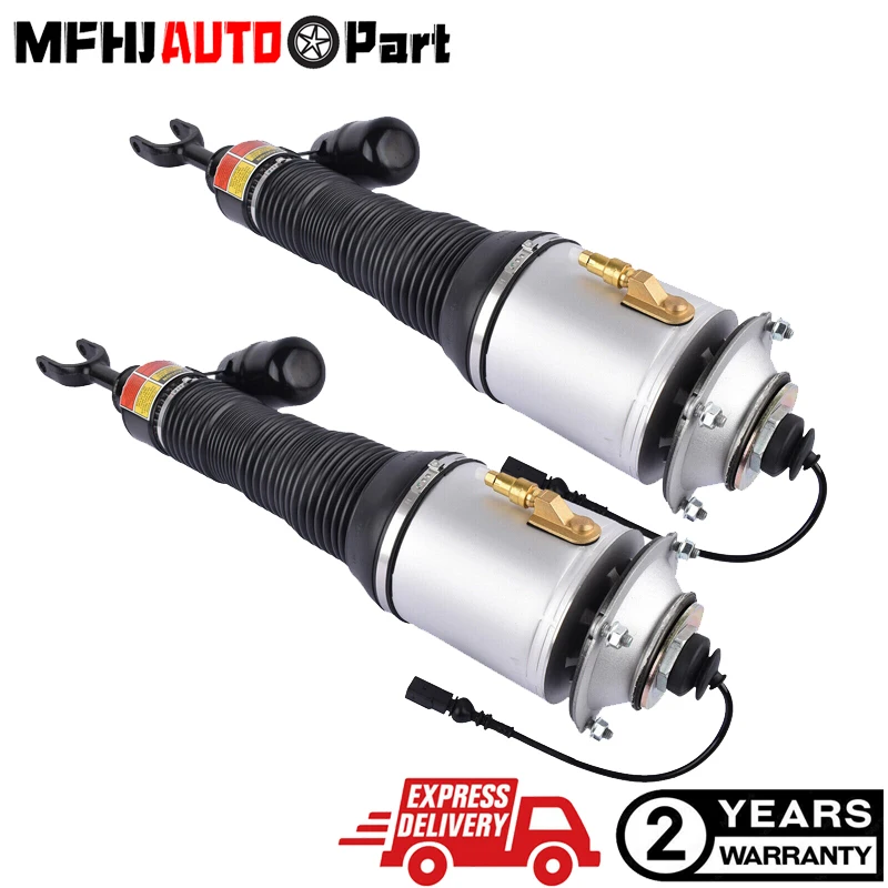 Set 2 Front Air Suspension Struts Shock For Bentley Continental GT Left & Right