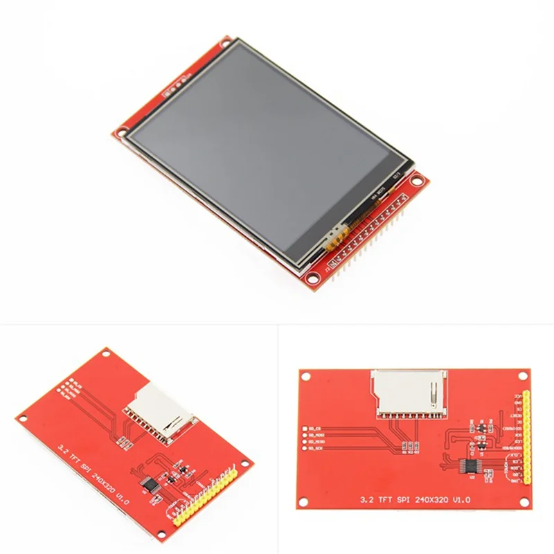 3.2 Inch SPI LCD Module RGB 65K Color 240X320 TFT Module ILI9341 Occupies At Least 4 IO 3.3V(with Touch MSP3218)