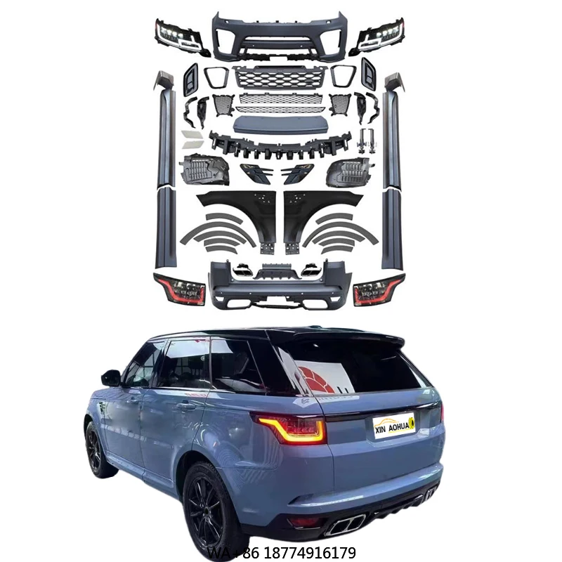 

High Quality Auto Parts for Range Rover 2014 to 2018 Range Rover Sport Body Kit Front and Rear Headlights Side Skirt Grille