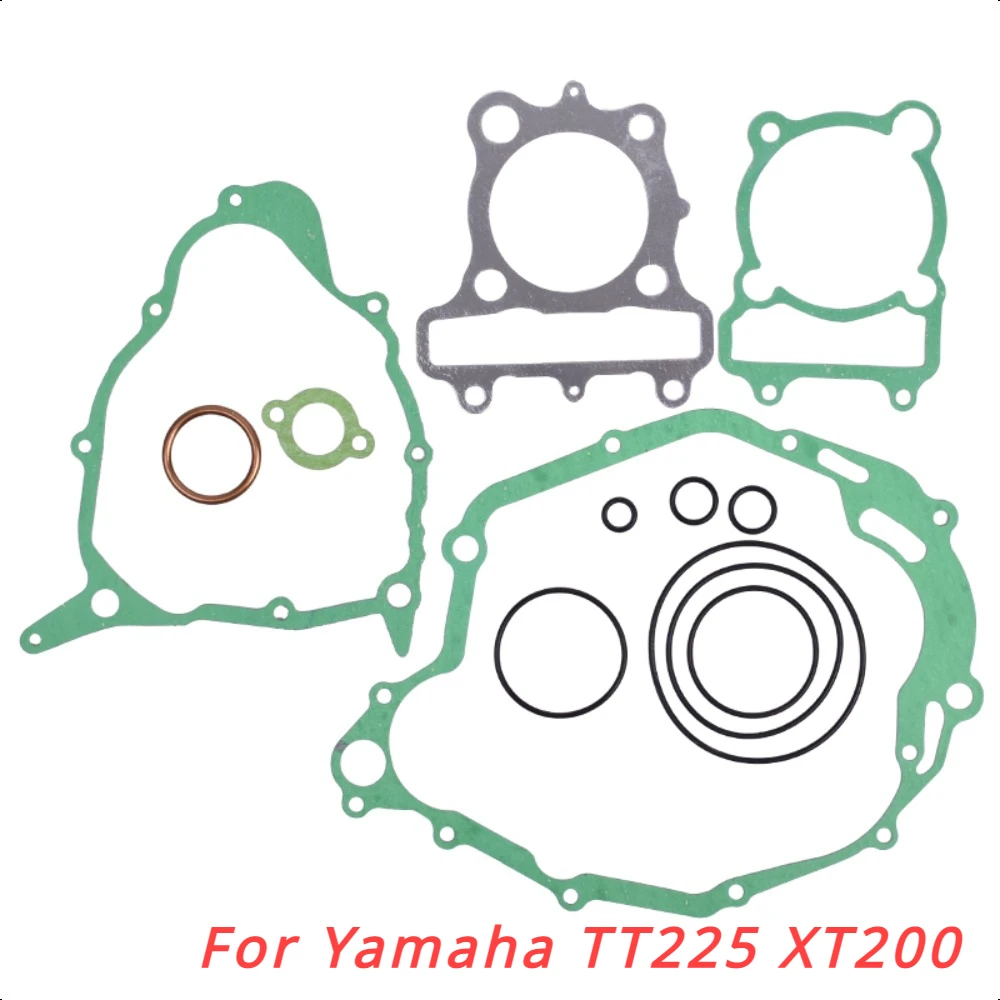 

Motorcycle Full Cylinder Head Overhaul Gasket Mat Pad For Yamaha TT225 TTR225 TW225E TW225 TW200 XT200 TT TTR TW 225 XT 200