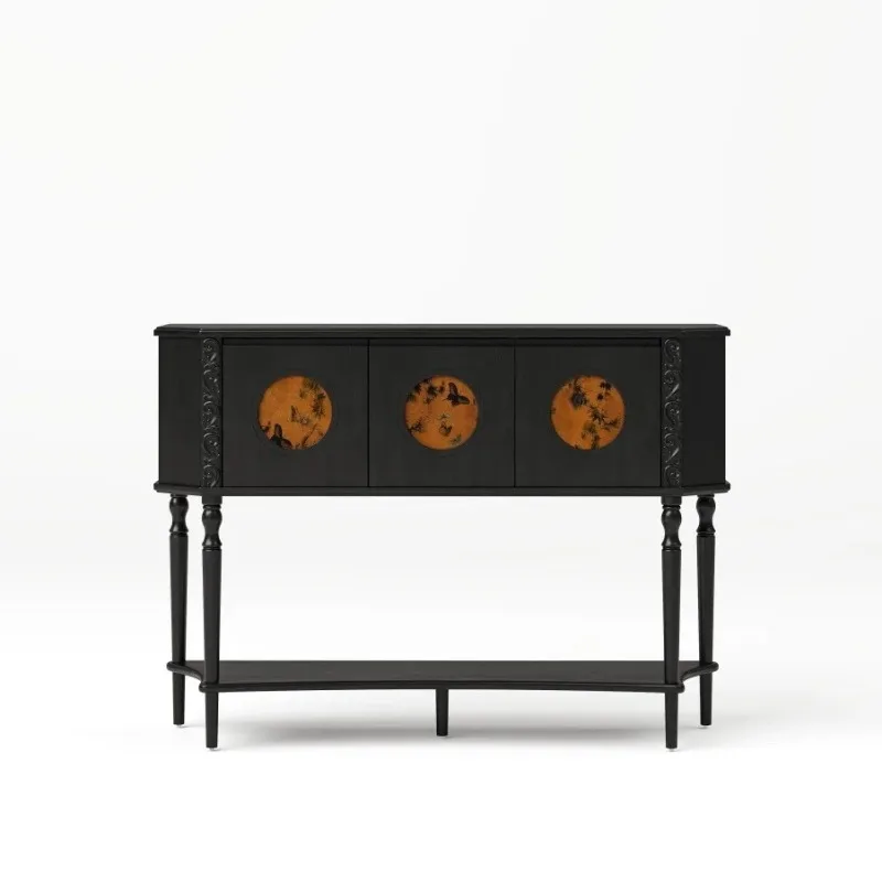 

cabinet, living room against the wall cabinet, antique black fragrant cloud yarn entry entrance table decorative cabinet
