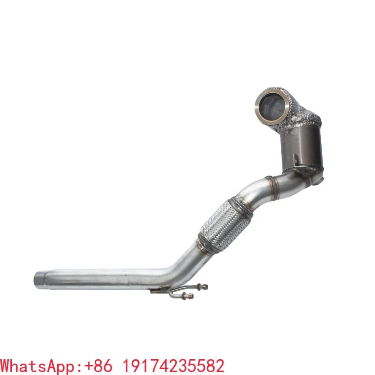 

High Flow Catted Exhaust.Downpipes for VW Golf MK7 MK7.5 MK8 /GTI Downpipe