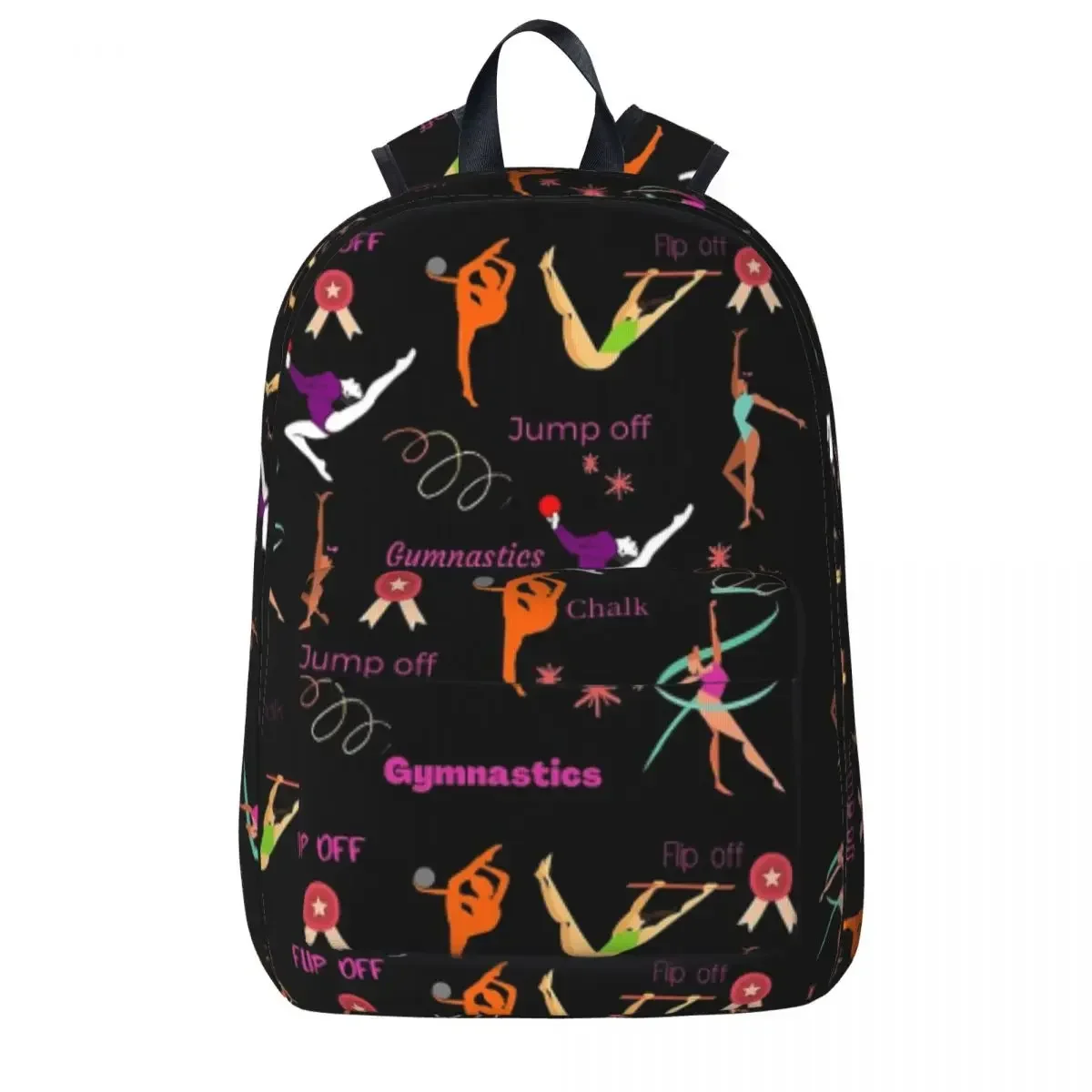 

Gymnastics Lovers Print Backpacks Large Capacity Student Book bag Shoulder Bag Laptop Rucksack Travel Rucksack School Bag