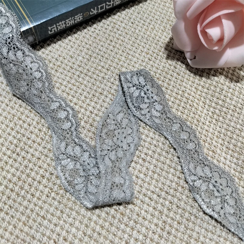 2024 S1099 3CM GREY LACE TRIM