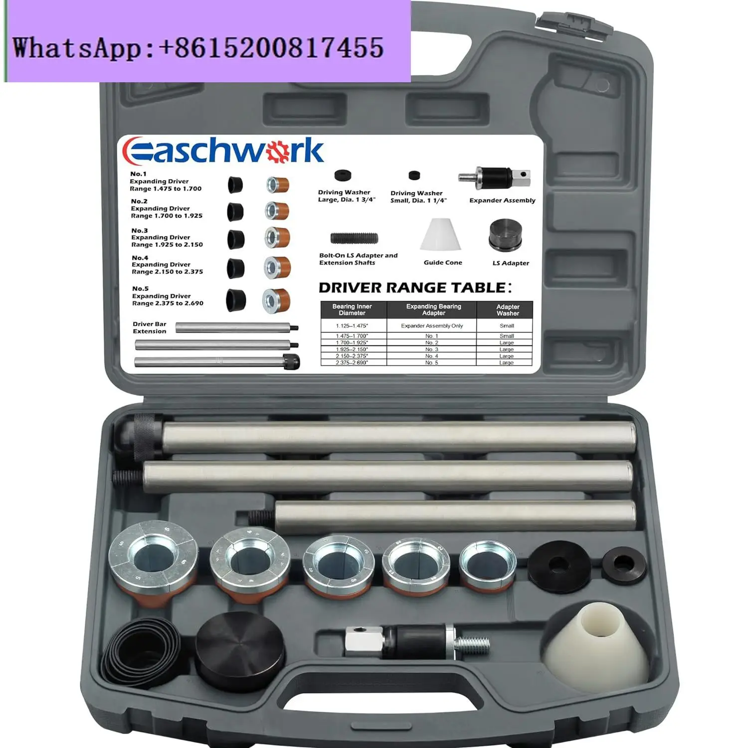 

Steel Cam Bearing Tools for Mounting and Removing Engines