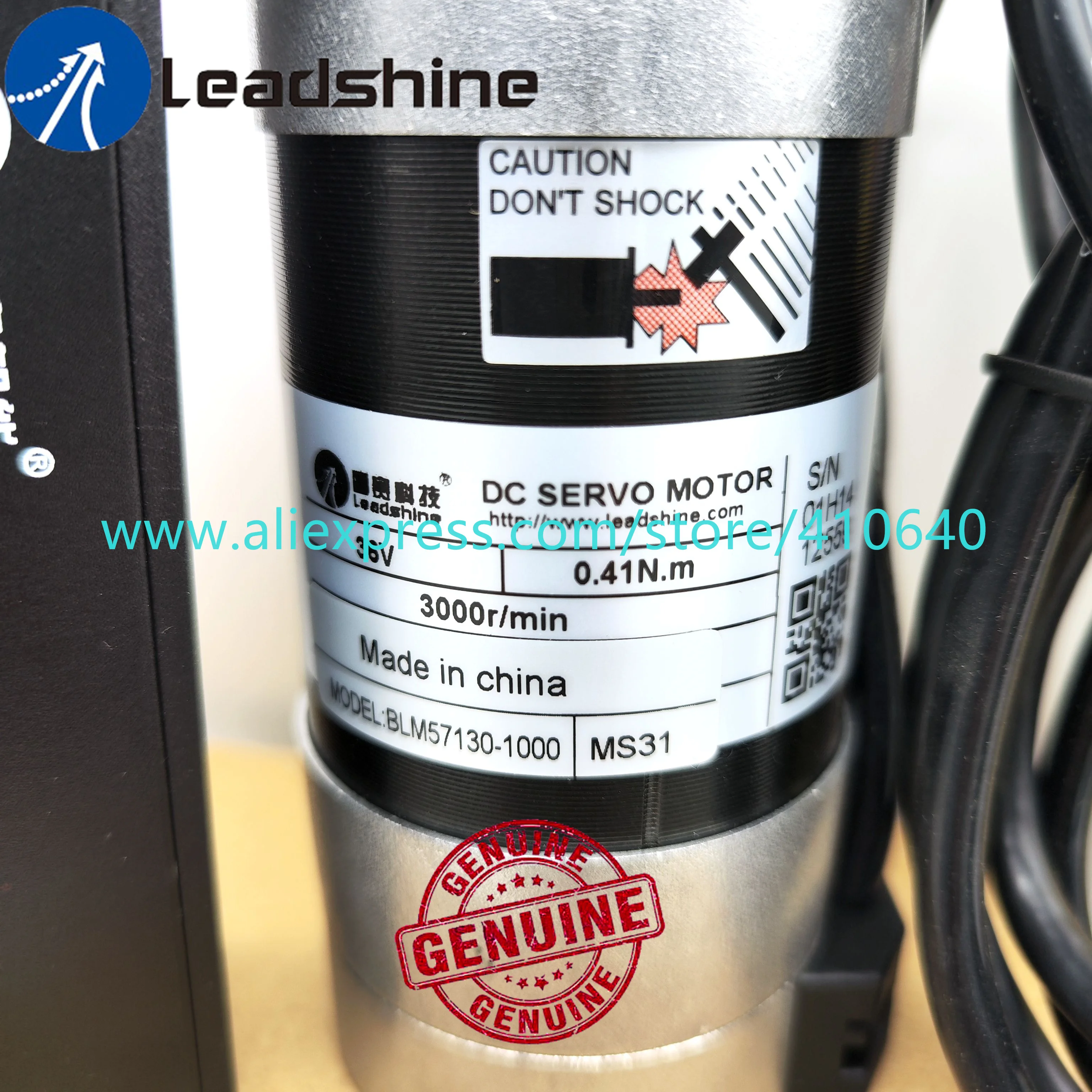 Imagem -04 - Servo Motor dc sem Escova Leadshine Blm57130 Genuíno e Servo Drive Acs606 com Cabo de Extensão do Codificador e Cabo de Ajuste Rs232